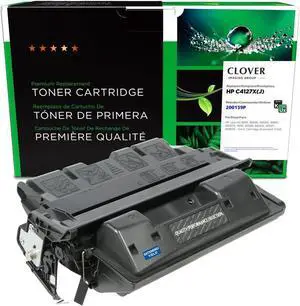 Clover Remanufactured Toner Cartridge Replacement for HP C4127X | Black | Extended Yield