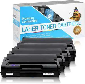 Compatible Toner Cartridge Replacement for Ricoh 406989 (High Yield Black,4 Pack)