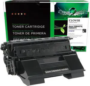 Clover Remanufactured Toner Cartridge Replacement for Xerox 113R00712/113R00711 | Black | High Yield