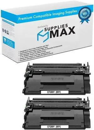 Compatible Replacement for HP LJ Enterprise M507DN/M507N/M507X/M528DN/M528F Extra High Yield Toner Cartridge (2/PK-20000 Page Yield) (NO. 89Y) (CF289YC_2PK-DYI) - (NO CHIP)