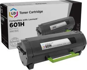 LD Compatible Toner Cartridge Replacement for Lexmark 601H 60F1H00 High Yield (Black) Compatible w Lexmark MX610de MX611de MX611dte MX611dhe MX511de MX410de MX511dhe MX510de MX511dte MX611dfe MX310dn