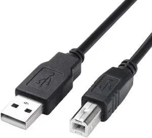Printer to Computer USB Scanner Cable High Speed A Male to B Male Cord Compatible with HP, Canon, Dell, Epson, Lexmark, Xerox, Samsung and More (10FT) Printer to Computer USB Scanner Cable High Speed A Male to B Male Cord Compatible with HP, Canon, Dell, Epson, Lexmark, Xerox, Samsung and More (10FT)