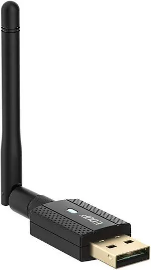 600Mbps Bluetooth 4.2 USB WiFi Adapter Dual Band 2.4Ghz / 5.8Ghz USB Wireless Adapter with 2DBI Antenna USB WiFi Dongle for Desktop/Computer Support Win Vista/XP/7/8.1/10/MacOS 10.6~10.15.3