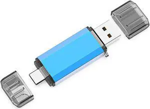 KOOTION USB-C Flash Drive 128GB 2 in 1 USB 3.0/USB Type C Thumb Drive High Speed up to 90 MB/s Dual OTG Thumb Drive USB Stick for Samsung Xiaomi Oneplus MacBook Chromebook Pixel etc.