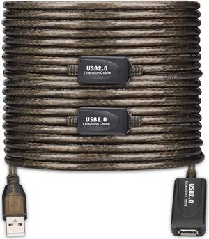 LDKCOK USB 2.0 Type A Male to A Female Active Repeater Extension Cable 100ft High Speed 480 Mbps