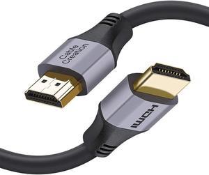 8K HDMI Cable 6.6ft, CableCreation 8K HDMI Ultra HD High Speed 48Gbps Cable,8K 60Hz, Dolby Vision, HDCP 2.2,4:4:4, eARC, Compatible with PS5, PS4, Nintendo Switch, Xbox One, QLED TV, Roku TV, VIZIO TV