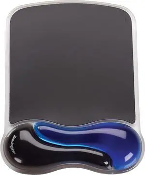 62401 Duo Gel Wave Mouse Pad Wrist Rest Blue