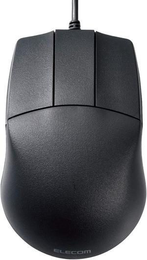ELECOM Wired 3D-CAD Mouse No Scroll Wheel 3 Buttons BlueLED for Windows (M-CAD01UBBK)