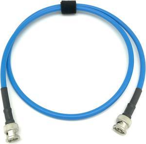 AV-Cables 3G/6G HD SDI BNC RG59 Cable Belden 1505A - Blue (100ft)