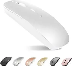 Bluetooth Mouse for MacBook pro/MacBook air/Laptop/iMac/ipad Wireless Mouse for MacBook pro MacBook Air/iMac/Laptop/Notebook/pc (Bluetooth Mouse/B White)