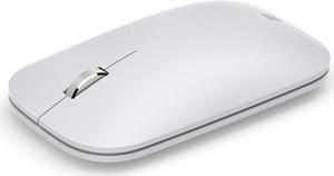 Modern Mobile Mouse - Glacier - Comfortable Right/Left Hand Use with Metal Scroll Wheel Wireless Bluetooth for PC/Laptop/Desktop works with Mac/Windows 8/10/11 Computers