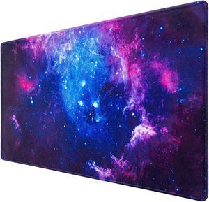 Gaming Mouse Pad 31.5x15.7inch Large Extended Mousepad Big Computer Desk mat for Keyboard and Mouse Full Desk Mouse Mat with Non-Slip & Rubber Base
