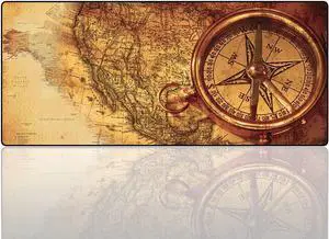 Cmhoo XXL Professional Large Mouse Pad& Computer Game Mouse Mat (35.4x15.7x0.1IN, Compass) Cmhoo XXL Professional Large Mouse Pad& Computer Game Mouse Mat (35.4x15.7x0.1IN, Compass)