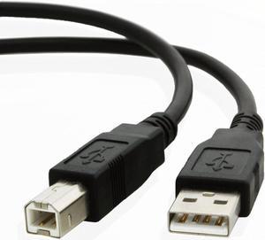 DIGITMON 6 Ft Ivory A-Male to B-Male USB 2.0 High Speed Printer Cable for Canon TS Series Inkjet Printer PIXMA TS8220