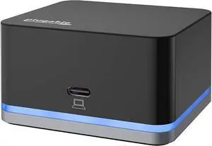 Plugable USB C Cube - Mini Docking Station Compatible with Thunderbolt 3 Ports and Specific USB-C Systems (No Host Charging Connect 1x HDMI up to 4K @30Hz Monitor Ethernet 3X USB Ports)