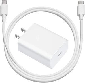 USB C Fast Wall Charger Compatible Google Pixel 6 5 4 XL 4a / 3a 3 2, 18W 3A PD Power Adapter and 3.3FT Type to Cable