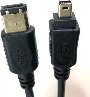 Inc. 10 feet Firewire IEEE 1394 6 Pin to 4 Pin Cable (E07-217)