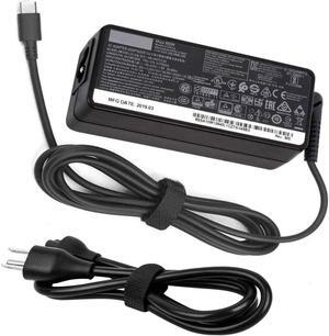USB-C AC Charger 4X20M26268 Fit for Lenovo ThinkPad T480 T580 T480s, Yoga C940 C740 C930 730 S730 730S 920 Chromebook c330 100e 300e 500e c340 s340 65W 45W USB-C Laptop Power Supply Adapter Cord