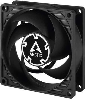 ARCTIC P8-80 mm Case Fan, Pressure-Optimised, Quiet Motor, Computer, Fan Speed: 3000 RPM - Black