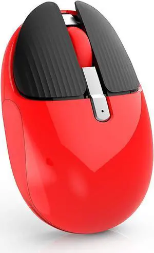 Uciefy M106 Wireless Mouse, 2.4G Rechargeable Silent Mouse Optical Mice with Nano Receiver USB Mouse for Notebook, PC, Laptop,Computer (Red) Uciefy M106 Wireless Mouse, 2.4G Rechargeable Silent Mouse Optical Mice with Nano Receiver USB Mouse for Notebook, PC, Laptop,Computer (Red)