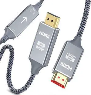 4K HDMI Cable Capshi HDMI Cord (35 feet HDMI to HDMI Top Series) Supports 4K@60HZ 1080p FullHD UHD Ultra HD 3D High Speed HDMI to HDMI Compatible UHD TV Blu-ray PS4/3 Monitor