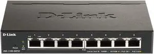 D-Link PoE Switch 8 Port Smart Managed Ethernet Gigabit Desktop EEE Network Internet (DGS-1100-08PV2)