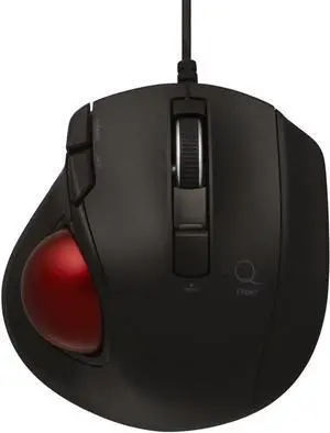 Nakabayashi Co.,Ltd. Digio2 Wired Trackball 5 Button (Black)