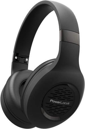 Bluetooth Headphones Over-Ear, PowerLocus Wireless Headphones, Hi-Fi Stereo Deep Bass, Soft Earmuffs Foldable Headphone with Built-in Microphone, Wireless and Wired Headset for Cell Phones,Tablets, PC