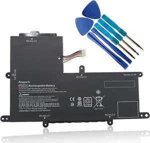 PO02XL Laptop Battery Replacement for HP Stream 11-R 11-R014WM Pro G2 G3 Series HSTNN-DB7G TPN-Q166 823908-1C1 823908-2C1 824560-005 HSTNN-IB7G 7.6V 37Wh 4810mAh