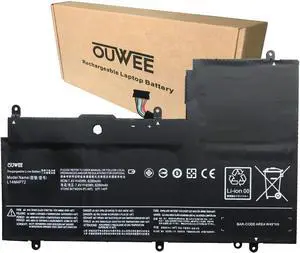 OUWEE L14M4P72 Laptop Battery Compatible with Lenovo Yoga 3 14inch Yoga 3-1470 IdeaPad Yoga 700-14ISK Series Notebook L14S4P72 5B10K10224 5B10K10226 5B10G75095 5B10G84689 7.4V 45Wh 6280mAh