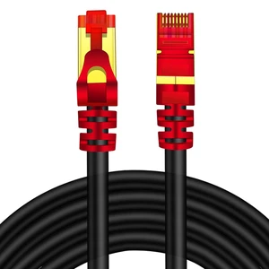 Yeung Qee Outdoor CAT 7 Ethernet Cable 50 ft, CAT7 ethernet Cable RJ45 LAN Cable Gigabit Network Patch Cord SSTP Waterproof Direct Burial for Modem, Router, Patch Panel, PC,Laptop(50FT/15M) Yeung Qee Outdoor CAT 7 Ethernet Cable 50 ft, CAT7 ethernet Cable RJ45 LAN Cable Gigabit Network Patch Cord SSTP Waterproof Direct Burial for Modem, Router, Patch Panel, PC,Laptop(50FT/15M)