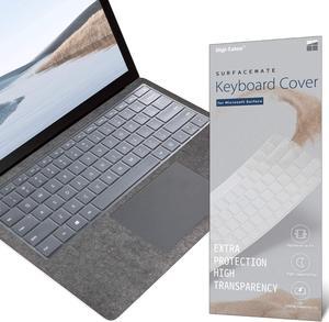Digi-Tatoo SurfaceMate Keyboard Cover Protector Skin for Microsoft Surface Book 3/ Book 2/ Laptop 2 13.5/15 2020/2017/2018 Release Premium Ultra Thin 0.18mm High Transparency US Keyboard Layout