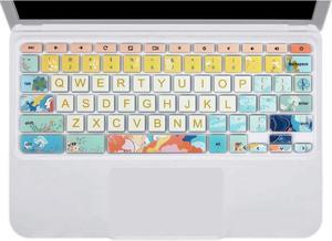 SANFORIN Silicon Keyboard Cover Fit 20192018 Lenovo Chromebook C330 116Chromebook Flex 11 Chromebook N20 N21 N22 N23 100e 300e 500e 116Chromebook N42 N4220 14 inchLittle Flower