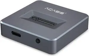 Acasis NVME to USB Adapter M.2 SSD to Type A Card High Performance 10 Gbps USB 3.1 Gen 2 Bridge Chip Use as Portable SSD USB to M2 SSD Key M Support Windows XP 7 8 10 MAC OS