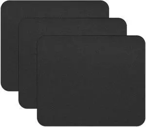 JIKIOU 3 Pack Comfortable Mouse Pad Premium-Textured Computer Mouse Mat Non-Slip Rubber Base Mousepad for Laptop Computer & PC 9.45x7.87x0.12 inch Black JIKIOU 3 Pack Comfortable Mouse Pad Premium-Textured Computer Mouse Mat Non-Slip Rubber Base Mousepad for Laptop Computer & PC 9.45x7.87x0.12 inch Black
