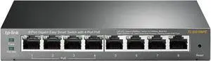 TL-SG108PE V3 | 8 Port Gigabit PoE Switch | Easy Smart Managed | 4 PoE+ Ports @64W | Plug & Play | Sturdy Metal w/ Shielded Ports | Fanless | QoS Vlan & IGMP | Limited Lifetime Protection