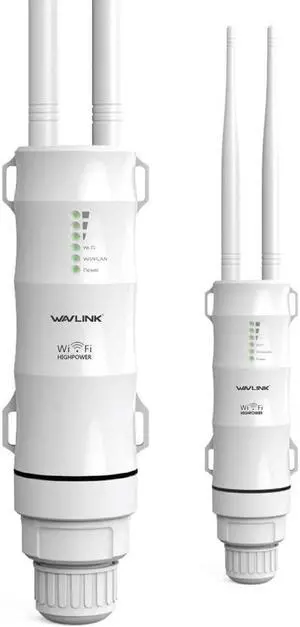 WAVLINK Outdoor WiFi Range Extender AC600 High Power Weatherproof Outdoor WiFi Extender for Backyard,Dual Band 2.4 & 5GHz Long Range Wifi Extender,Support WiFi Access Point/Repeater/Router/Bridge Mode