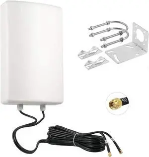 11dBi High Gain 2x2 MIMO Panel Antenna for 4G LTE Cellular Hotspots, Routers, & Gateways, T-Mobile Home Internet, Verizon, AT&T, T-Mobile Telus, Bell Cell Signal Booster, Eifagur