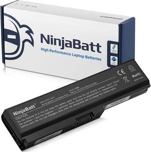 NinjaBatt Battery for Toshiba A665 PA3817U-1BRS L755 C655 C655D P775 L655 PA3818U-1BRS PABAS228 L675 C650 L770 A665-S6086 A665-S6050 C660 A665-S6094 - High Performance [6 Cells/4400 mAh/48 Wh]