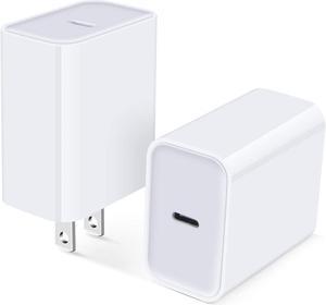 USB C Fast Charger,20W 2 Pack PD Charging Block Type C Wall Charger Power  Adapter Base Box Compatible Samsung Galaxy A14 5G/A13/A23/S23/S22/S21 FE/Z