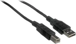 BRENDAZ USB Printer Cable Compatible with HP Laserjet Pro M15w, Laserjet Pro M404n, Laserjet Pro M29w, Laserjet Pro M227fdw Laser Printer, USB 2.0 Type A Male to B Male Printer Cord (15-Feet)