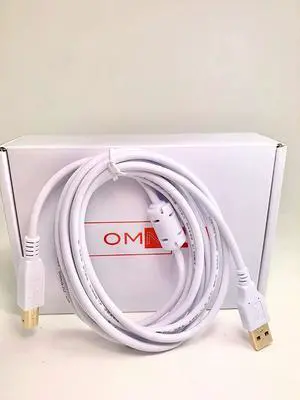 OMNIHIL White 8 Feet Long High Speed USB 2.0 Cable Compatible with Canon PIXMA TS3322 OMNIHIL White 8 Feet Long High Speed USB 2.0 Cable Compatible with Canon PIXMA TS3322
