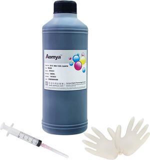 Aomya 500ML Universal Compatible Black Refill for Canon Refillable Cartridges CISS System Refill Dye Ink Bulk (16.9oz)¡­¡­