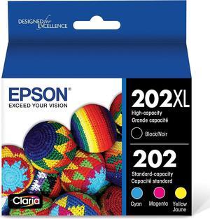 Epson T202XL-BCS Claria Ink Cartridge Multi-pack - High-capacity Black and Standard-capacity Colour (CMYK)