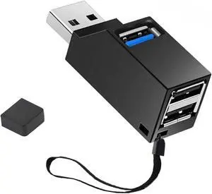 USB Hub,3 Port USB Splitter,USB 3.0 High Speed Splitter for Surface Pro,XPS,Notebook PC,USB Flash Drives, MacBook, Mac Pro/Mini,iMac, Mobile HDD