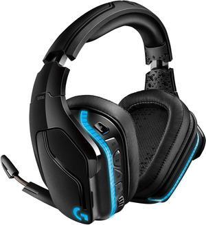 G935 Wireless DTS:X 7.1 Surround Sound LIGHTSYNC RGB PC Gaming Headset - Black/Blue