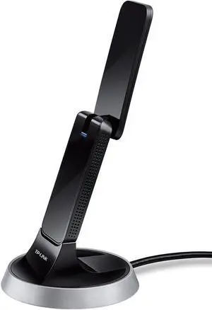 TP-Link AC1900 USB 3.0 WiFi Adapter for PC(Archer T9UH)- Dual Band Wireless Network Dongle for Desktop with 2.4GHz/5GHz High Gain Antennas, Supports Windows 11/10/8.1/8/7, Mac OS 10.9 - 10.14