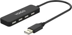 USB hub,4 Port 2.0 USB Splitter Expander,USB hub for Laptop,MacBook,Surface Pro,PC, Flash Drive,Mobile HDD