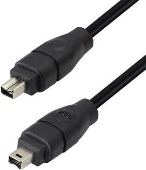 FireWire 400 Cable Cord 4 Pin to 4 Pin Male to Male iLink DV Cable Firewire 400 IEEE 1394 Cord for Computer Laptop PC to Camcorder - 6 Feet Black FireWire 400 Cable Cord 4 Pin to 4 Pin Male to Male iLink DV Cable Firewire 400 IEEE 1394 Cord for Computer Laptop PC to Camcorder - 6 Feet Black