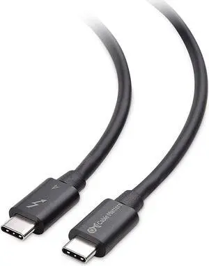 [Intel Certified] 40Gbps USB4 Thunderbolt 4 Cable 3.3ft with 8K Video and 100W Charging - 1m - Backwards Compatible with Thunderbolt 3 Cable and USB-C